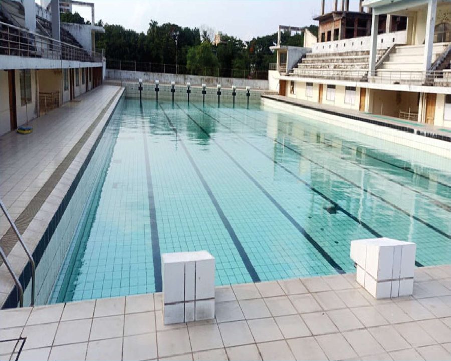 Swimming pool facility — Syed Nazrul Islam National Swimming Complex — Cumilla