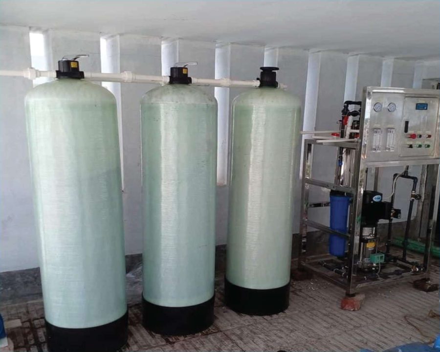 Water filtration tanks — Red Crescent Hospital — Chittagong